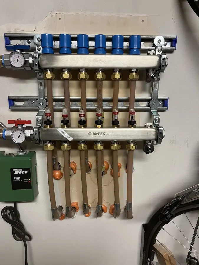 Plumber performing Gas Leak Detection at a residential property in Montrose